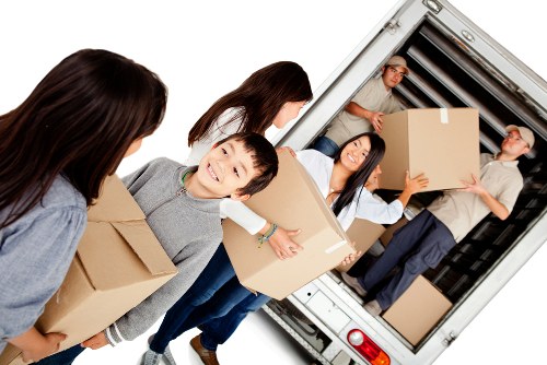 Small removals van ready for a local move in Enfieldwash