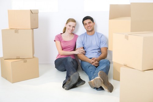 Careful packing and labeling for a flat move in Enfieldwash