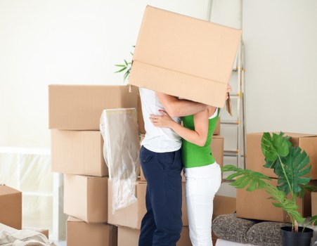 Organised student storage in Enfieldwash with packed belongings