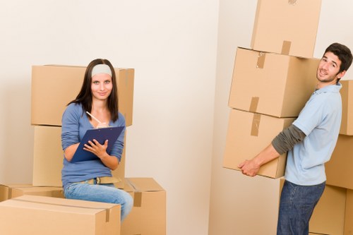 Household furniture being loaded for a move in Enfieldwash